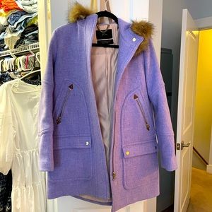 J-Crew Wool Coat — Italian Stadium Cloth. Worn once, in excellent condition